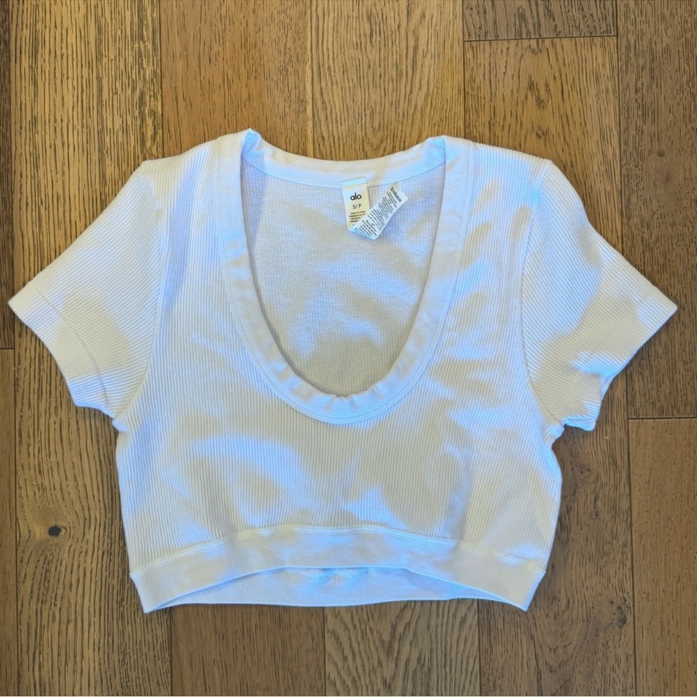 ALO ribbed crop top